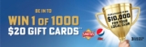Cash for Local Clubs Promotion: Win 1 of 1000 gift cards at cashforlocalclubs.com.au