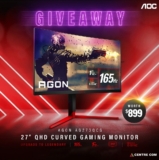 Centre Com Giveaway: Win an AOC 27″ QHD Curved Gaming Monitor
