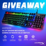 Centre Com HyperX Giveaway: Win the new HyperX Alloy Origins Mechanical Gaming Keyboard