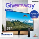Win a Samsung 32″ Full HD Smart Monitor M5 with Mobile Connectivity worth $499
