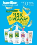 Chemist Warehouse Hamilton 15K Giveaway: Win 1 of 3 $5000 cash prizes