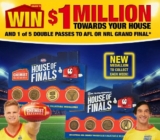 Chemist Warehouse House of Finals Competition: Win $1 million towards your house and more at chemistwarehouse.com.au/houseoffinals