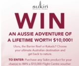 Chemist Warehouse Sukin Competition: Win an Aussie Adventure worth $10,000