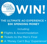 Chemist Warehouse Bondi Sands Australian Open Giveaway: Win the ultimate AO experience + $5K