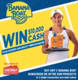 Chemist Warehouse Banana Boat Competition: Win $10,000 cash and signed Ash Barty merchandise