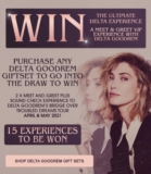 Chemist Warehouse Competition: Win the Ultimate Delta Experience and m&g with Delta Goodrem