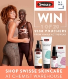 Chemist Warehouse Swisse Competition: Win 1 of 20 $500 Nimble Activewear vouchers