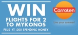 Chemist Warehouse Carroten Competition: Win flights for 2 to Mykonos