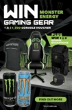 Chicken Treat Monster Energy Gaming Giveaway: Win the ultimate Gaming Pack valued at $1,941