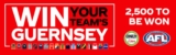 Coke Club Colours Win a Guernsey Promotion: Win AFL Supporter Guernseys at winaguernsey.com