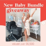 Win the Ultimate New Baby Bundle valued at $6500 thanks to The Collab Society