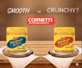 Win a year’s supply of Bega peanut butter from Cornetts Supermarkets