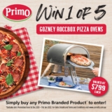 Cornetts Supermarkets & Primo Competition: Win 1 of 5 Gozney Pizza Ovens