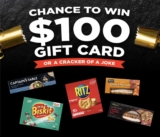Cracker Win Competition: Submit your receipt and win $100 gift cards at crackerwin.au