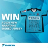 Daikin Competition: Win 1 of 3 NSW Waratahs signed jerseys