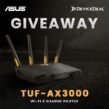 DeviceDeal Giveaway: Win an ASUS TUF’s AX-3000 Gaming Router