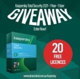 Device Deal Competition: Win 1 of 20 free licenses of Kaspersky Total Security antivirus