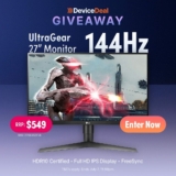 DeviceDeal Giveaway: Win an LG 27″ FHD IPS 144Hz Gaming Monitor