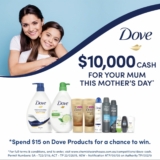 Win $10,000 cash for your mum this Mother’s Day thanks to Dove and Chemist Warehouse