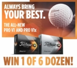 Drummond Golf Competition: Win 1 of 6 dozen of Titleist’s new Pro V1 or Pro V1x golf balls