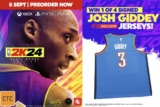 EB Games NBA 2K24 Competition: Win 1 of 4 signed Josh Giddey jerseys
