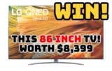 EFTM Christmas Competition: Win an LG 86 inch QNED Micro LED 4K TV worth $8,399