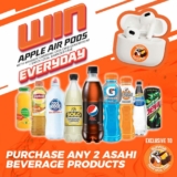 New Sunrise Asahi Promotion: Win a pair of Apple Airpods everyday