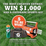 New Sunrise Gatorade Competition: Win $1,000 plus a Gatorade Sports Kit for your Local Sports Team