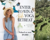 Esther Competition: Win a Bali yoga retreat valued at over $9,000