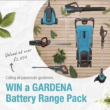 Win a GARDENA Battery Range Pack valued at over $2,000 at winwithgardena.com.au