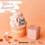 Win a Diamond Cluster Rose Gold Dress Ring worth $4000 thanks to Gelatissimo