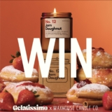 Win 1 of 3 prize packs including a Jam Donut Candle + Jam Donut Gelato from Gelatissimo