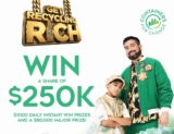 Get Recycling Rich Competition 2022: Win a share of $250K at getrecyclingrich.com.au