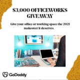 Godaddy Competition: Win a $3,000 Officeworks voucher