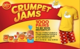 Golden Crumpet Jams Promotion: Win 1 of 1000 pyjamas at crumpetjams.com.au