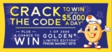 Golden Crack the Code & Win 2021 Promotion: Win up to $10,000 at goldencrackthecode.com.au
