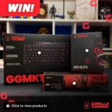 Gorilla Gaming Competition: Win a prize pack including a mechanical keyboard, RGB mouse and more