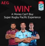 Harvey Norman AEG Competition: Win a Money can’t buy Super Rugby Pacific Experience