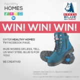 Healthy Homes Competition: Win one of three pairs of Steel Blue Work Boots