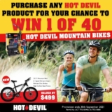 Hot Devil Bike Promotion 2021: Win 1 of 40 Mountain Bikes valued at $499 at hotdevil.com.au/bike