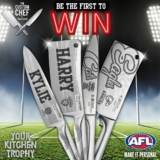 House AFL Knife Competition: Win 1 of 5 customised AFL knives