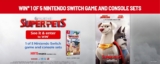 Hoyts League of Super-Pets Competition: Win 1 of 5 Nintendo Switch game and console sets