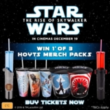 Hoyts Star Wars The Rise of Skywalker Competition: Win 1 of 3 Star Wars merch packs