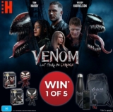 Hoyts Venom Competition: Win a signed movie poster from Tom Hardy & Andy Serkis + Venom prize packs