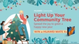 Huawei Christmas Tree Competition: Win the new Huawei Mate XS and more