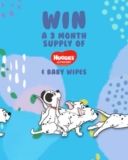 Win a 3 month supply of Huggies Ultra Dry Nappies & Thick Baby Wipes