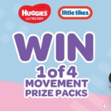 Win 1 of 4 Huggies & Little Tikes Movement Prize Packs