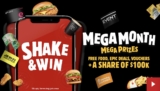 Hungry Jack’s Shake & Win Mega Month Promotion 2023: Win a share of $100k in eftpos Gift Cards and more