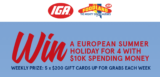 IGA Foodland European Getaway Promotion: Win the Ultimate European Summer Holiday at europeangetaway.com.au