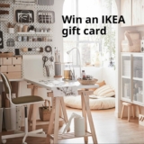 Win 1 of 5 x $1,000 IKEA gift cards